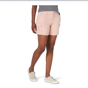 Lee NWT Women's Regular Fit Comfort Waistband 5" Cargo Short 569